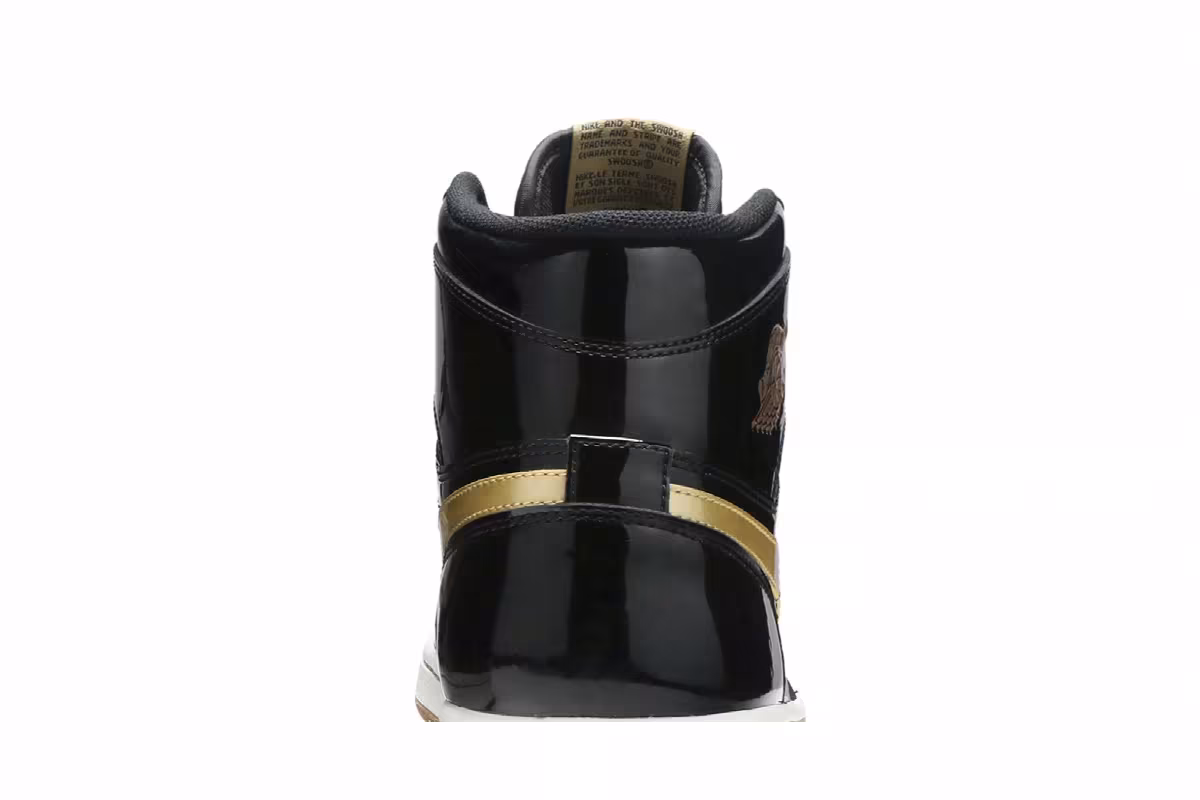 Air Jordan 1 High OG Black Gold PL, view 8