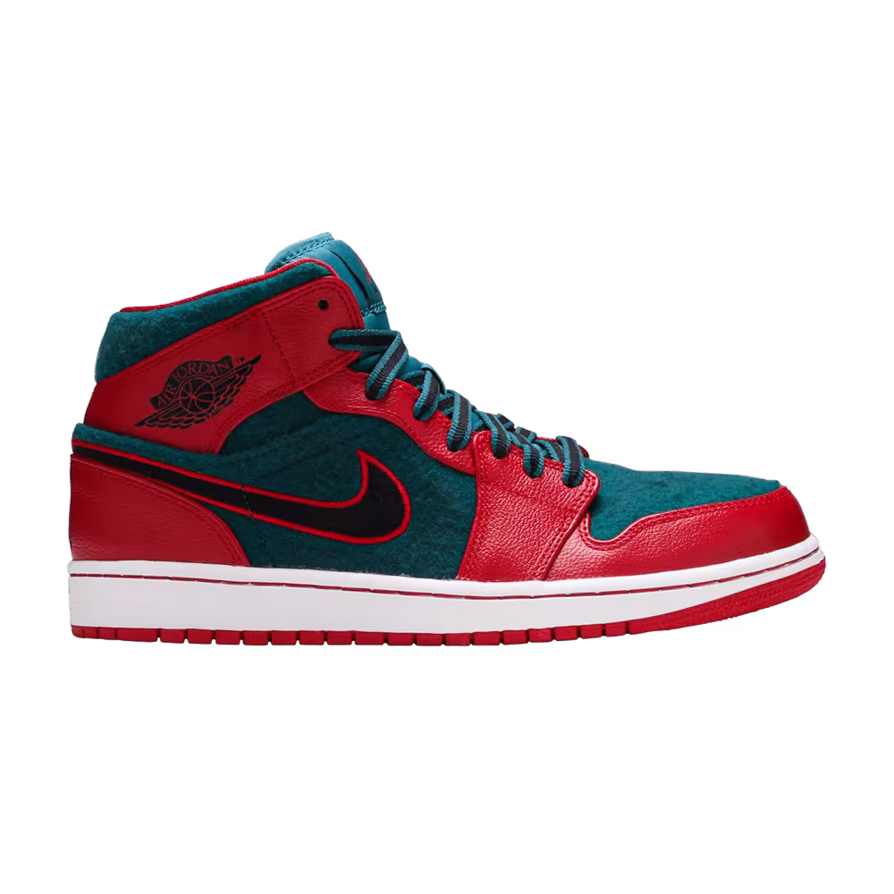 Air Jordan 1 Mid Gym Red Dark Sea