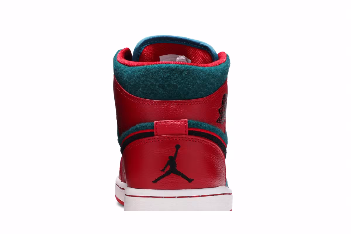 Air Jordan 1 Mid Gym Red Dark Sea, view 8