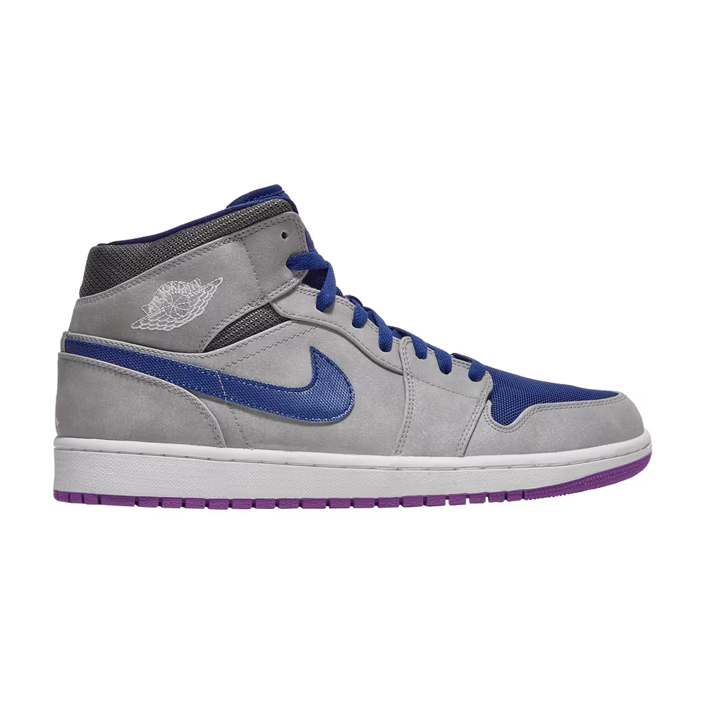 Air Jordan 1 Mid Matte Silver Purple