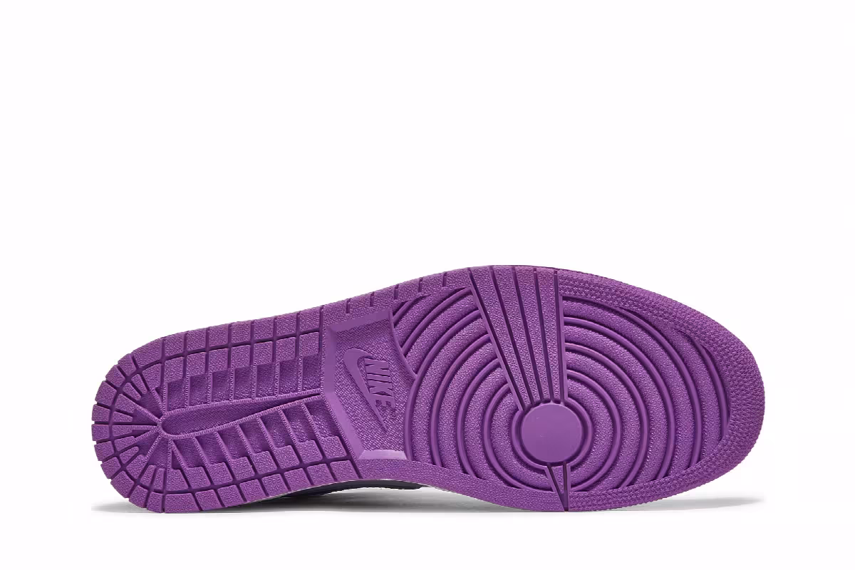 Air Jordan 1 Mid Matte Silver Purple, view 5