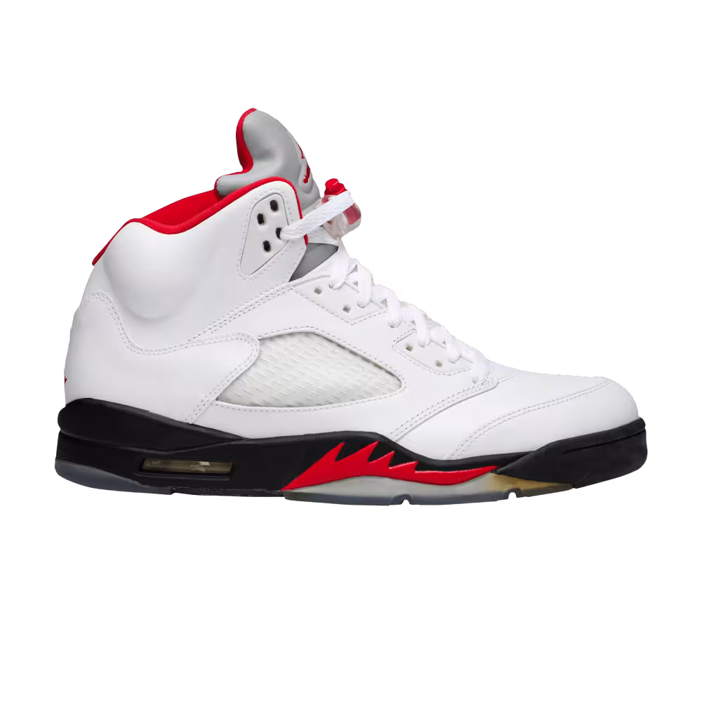 Air Jordan 5 White Fire Red 2013