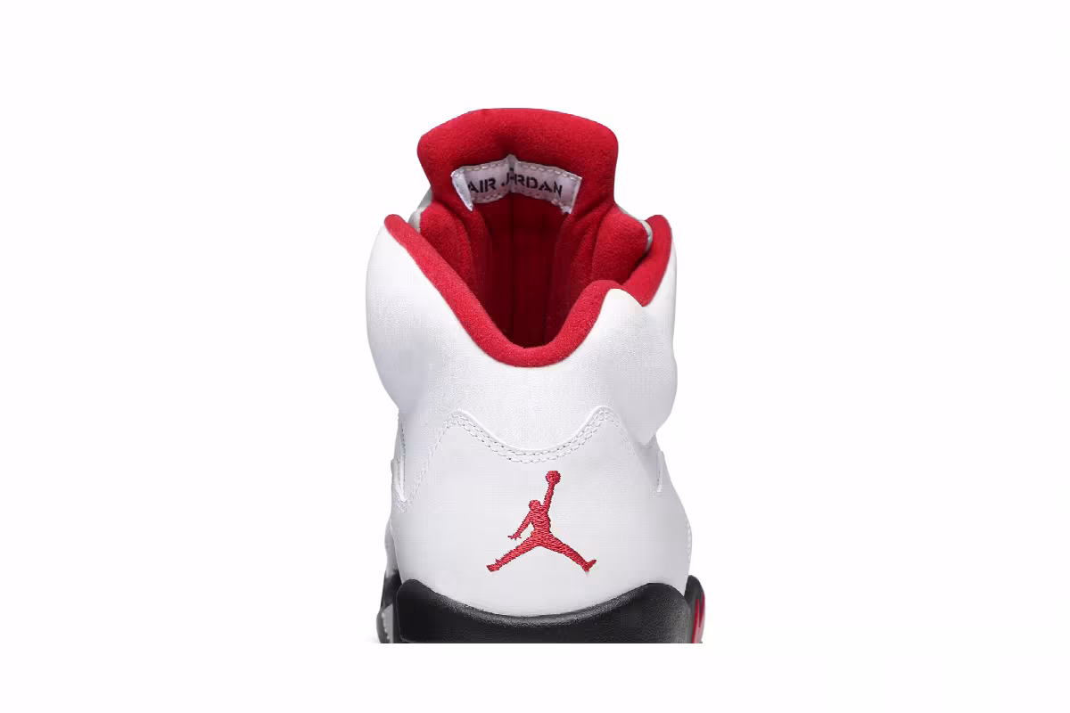 Air Jordan 5 White Fire Red 2013, view 8