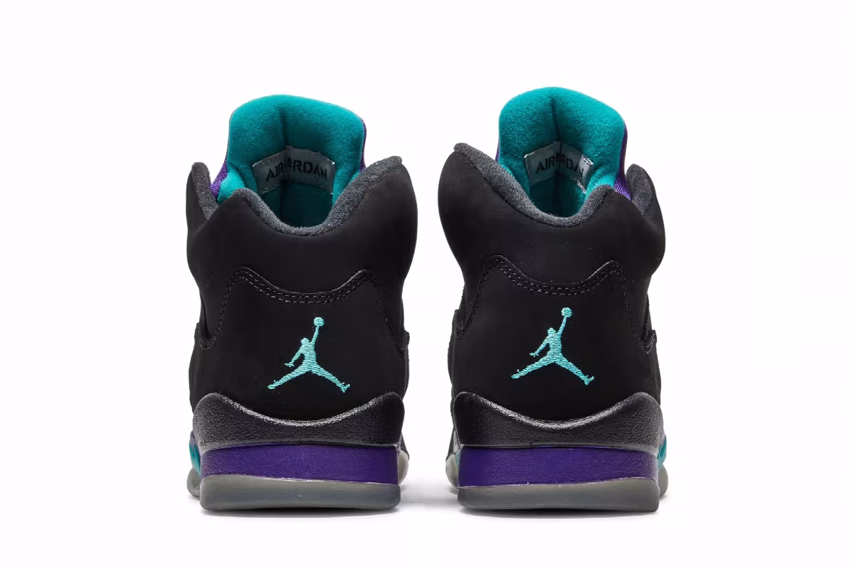 Air Jordan 5 GS Black Grape, view 7