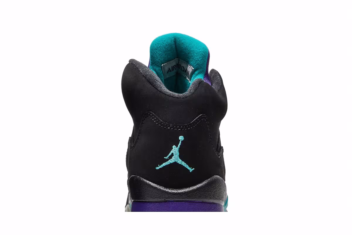 Air Jordan 5 GS Black Grape, view 8