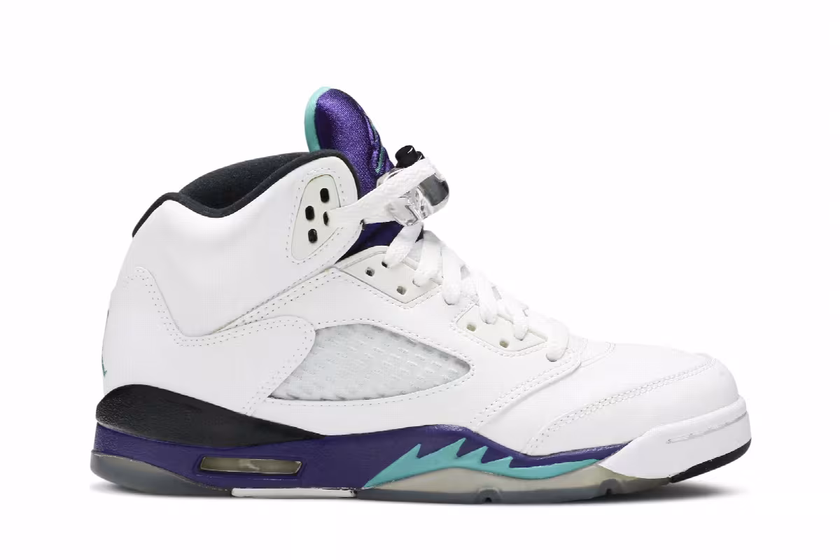 Air Jordan 5 GS Grape 2013, view 2