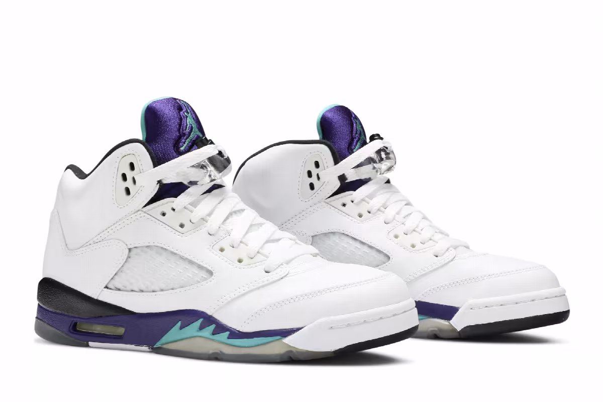 Air Jordan 5 GS Grape 2013, view 9