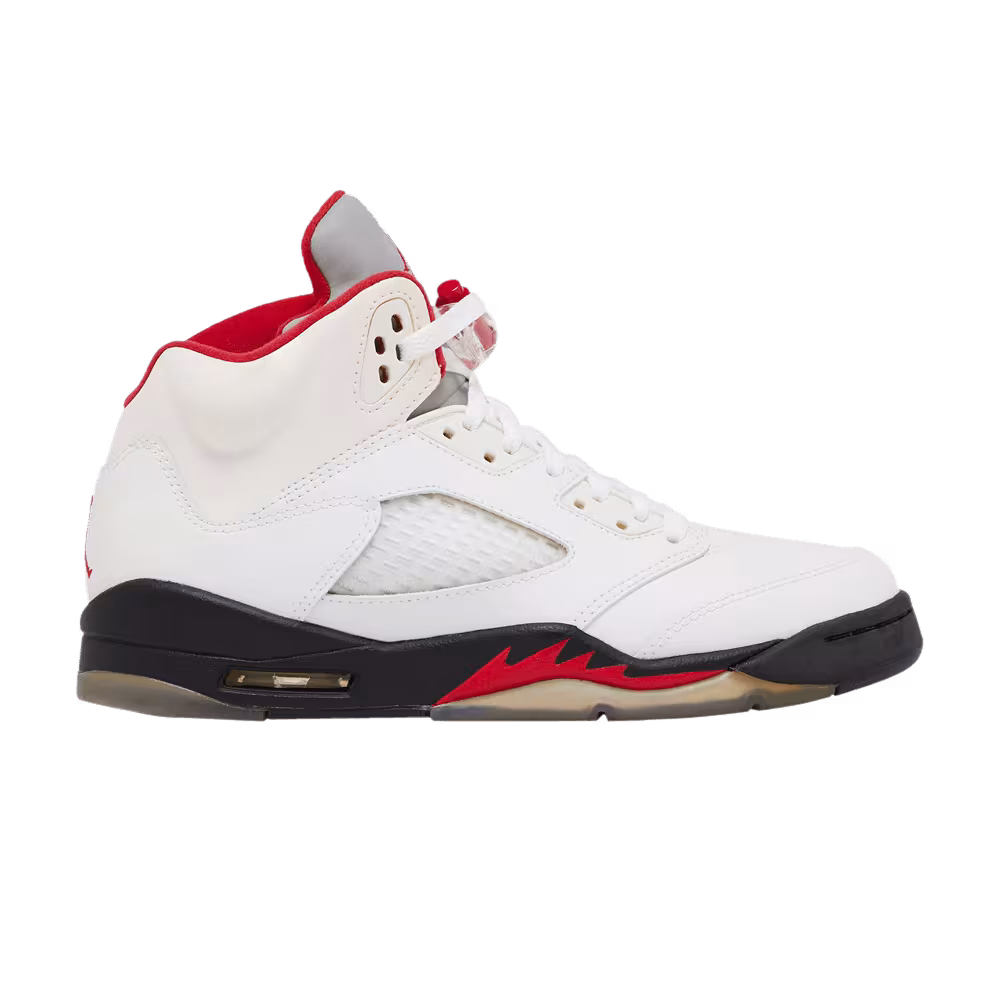 Air Jordan 5 GS White Fire Red 2013