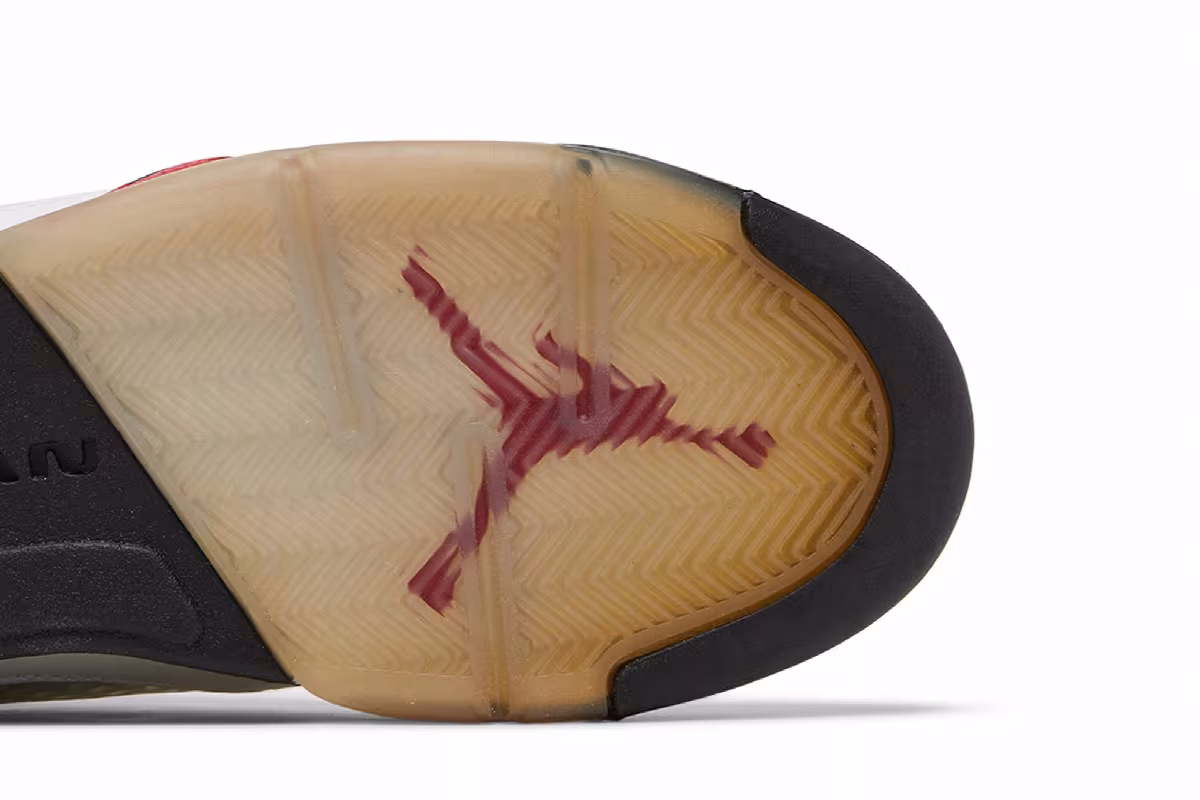 Air Jordan 5 GS White Fire Red 2013, view 6
