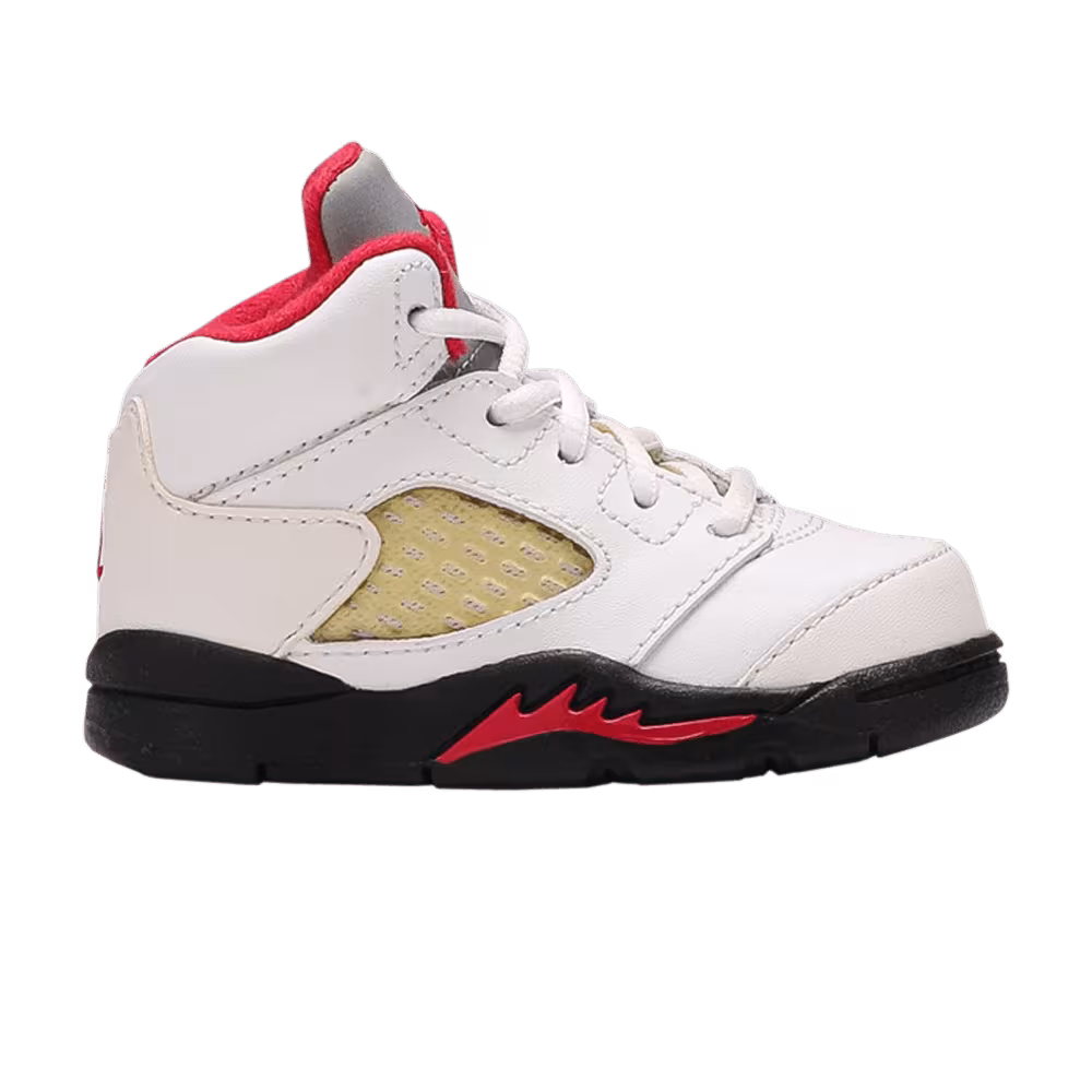 Air Jordan 5 TD White Fire Red 2013
