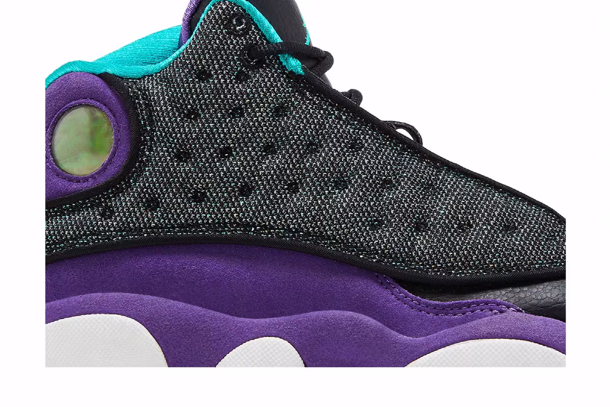 Air Jordan 13 GS Violet Teal, view 3