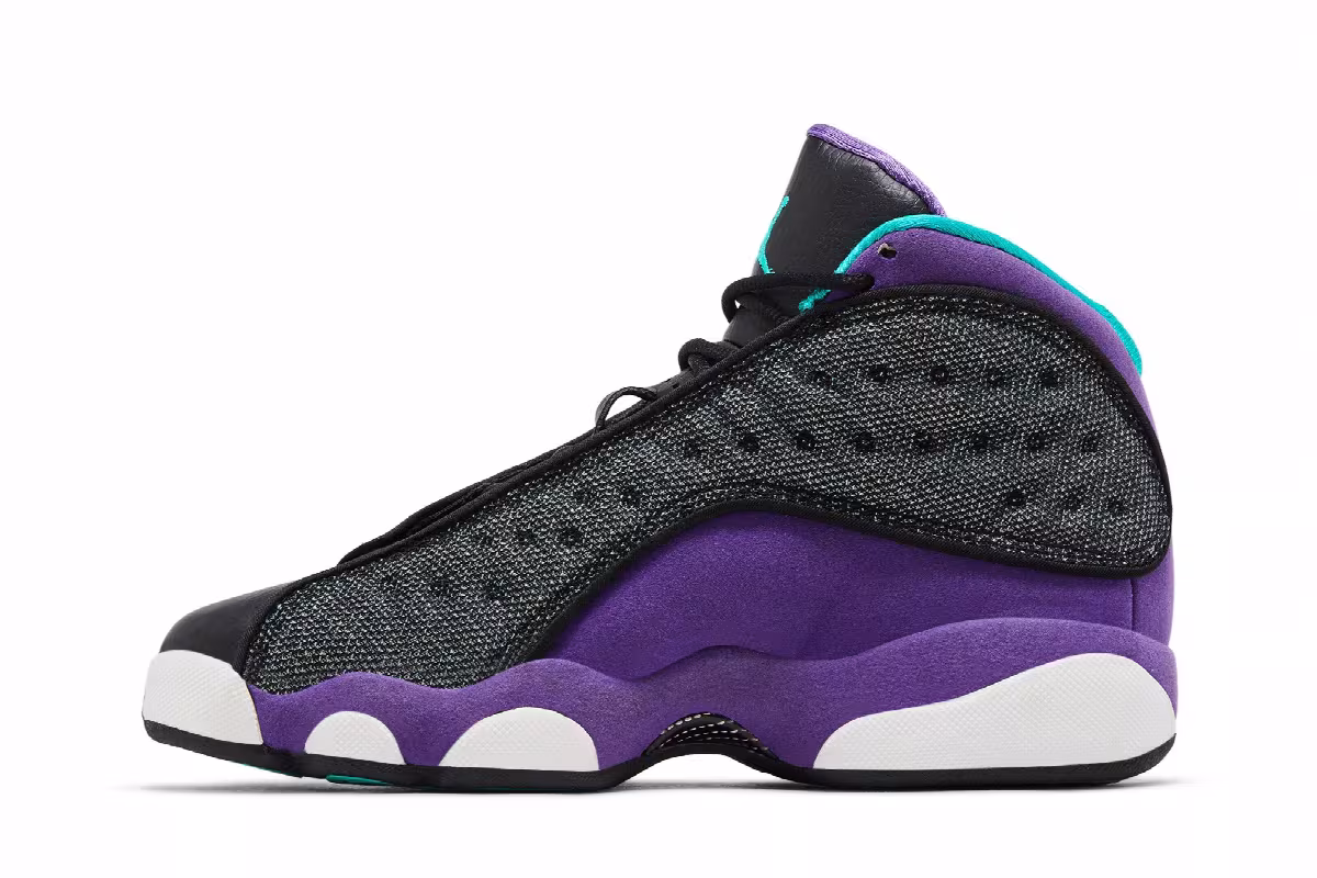 Air Jordan 13 GS Violet Teal, view 4