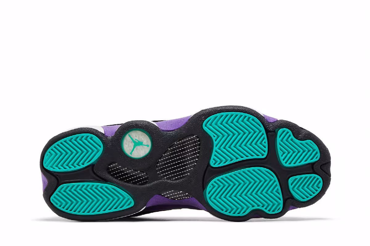 Air Jordan 13 GS Violet Teal, view 5