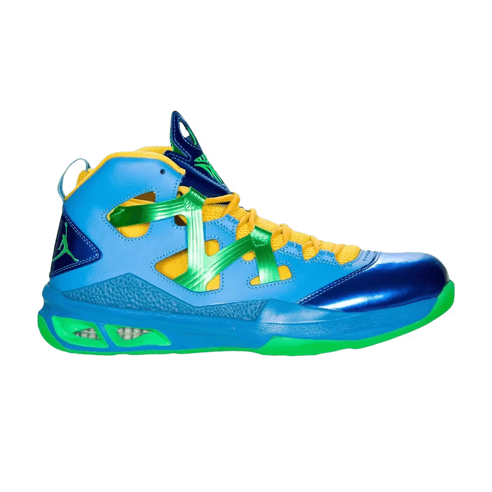 Air Jordan Melo M9 University Blue Poison Green