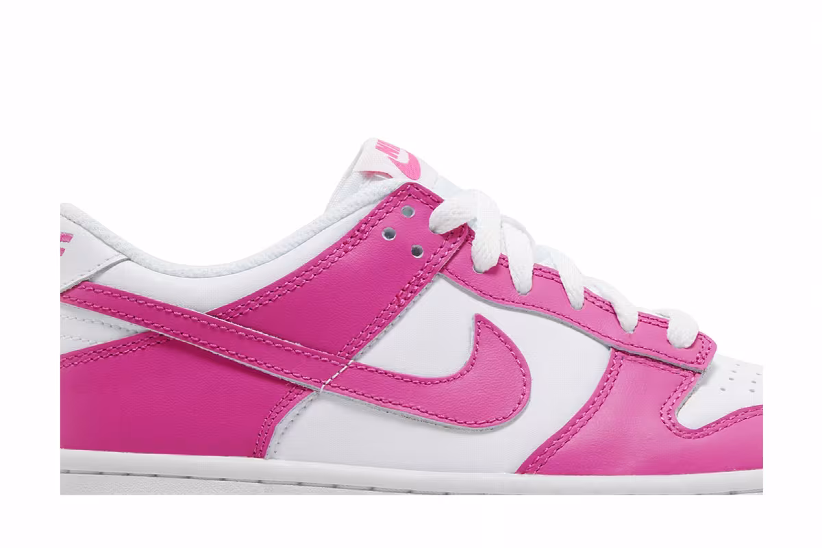 Nike Dunk Low GS Laser Fuchsia, view 3
