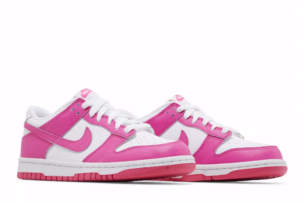 Nike Dunk Low GS Laser Fuchsia, view 9