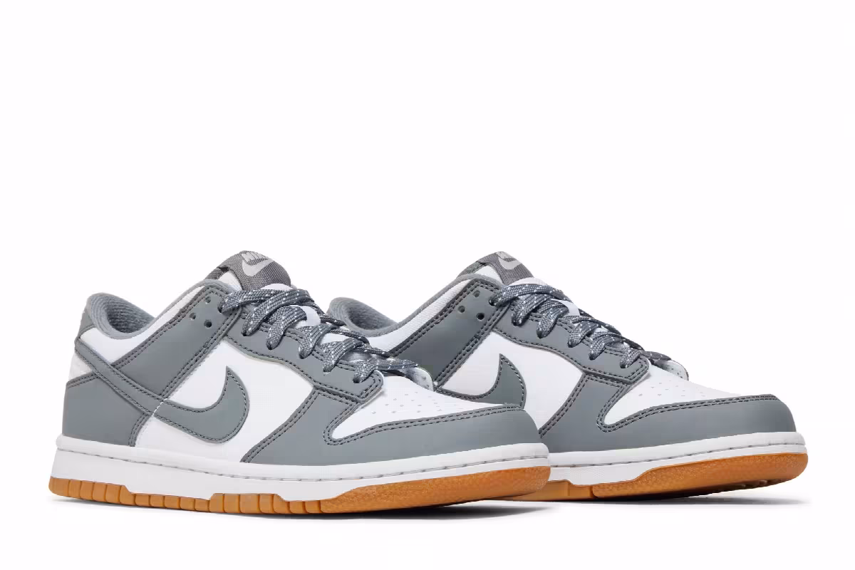 Nike Dunk Low GS Reflective Grey, view 9