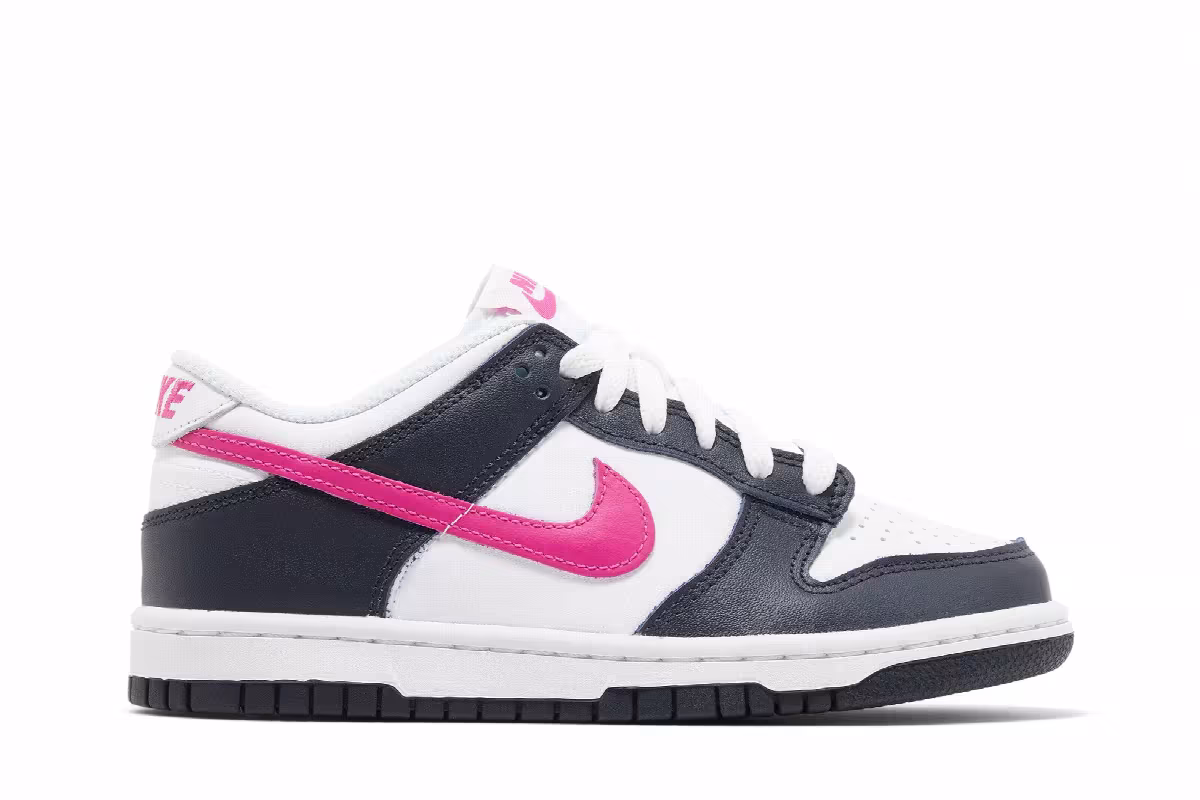 Nike Dunk Low GS Obsidian Fierce Pink, view 2