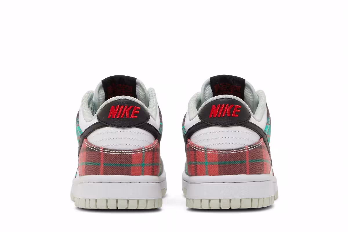 Nike Dunk Low SE GS Tartan Plaid, view 7