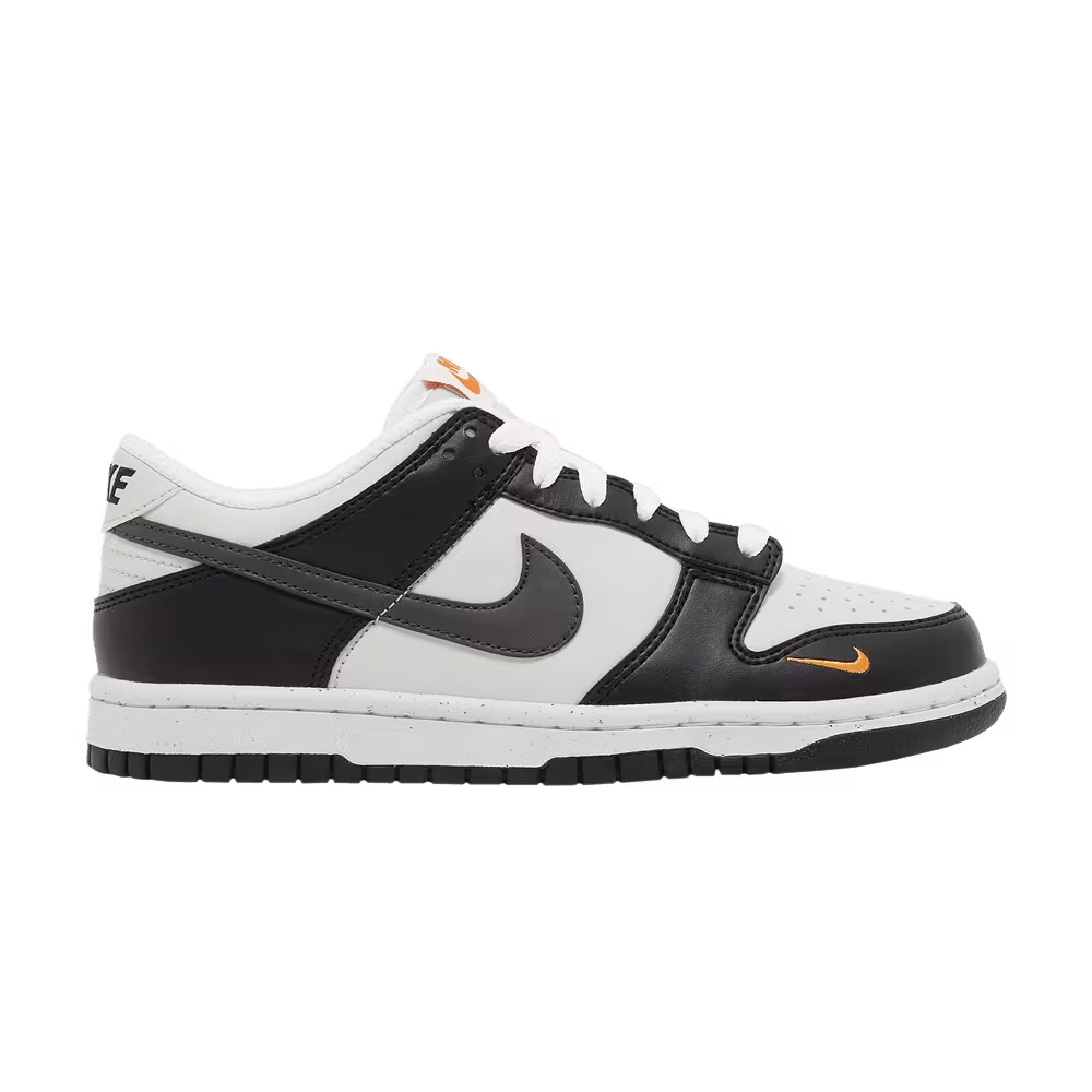 Nike Dunk Low GS Black Bright Mandarin