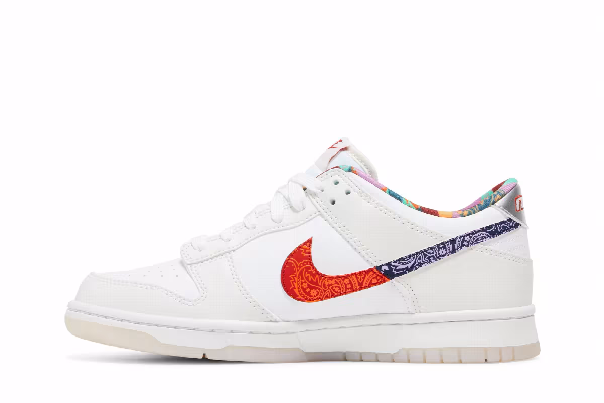 Nike Dunk Low GS Multi-Color Paisley, view 4