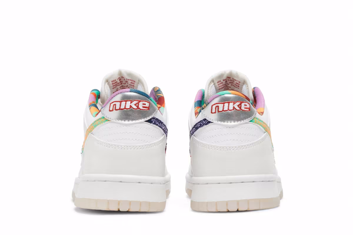 Nike Dunk Low GS Multi-Color Paisley, view 7