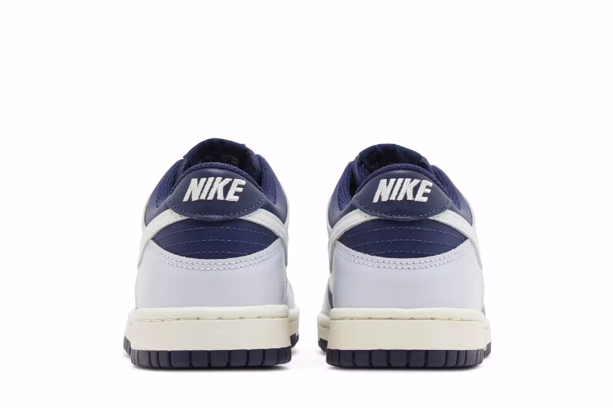 Nike Dunk Low GS Football Grey Midnight Navy, view 7