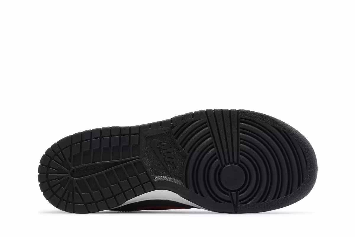 Nike Dunk Low GS Black Red Blue, view 5