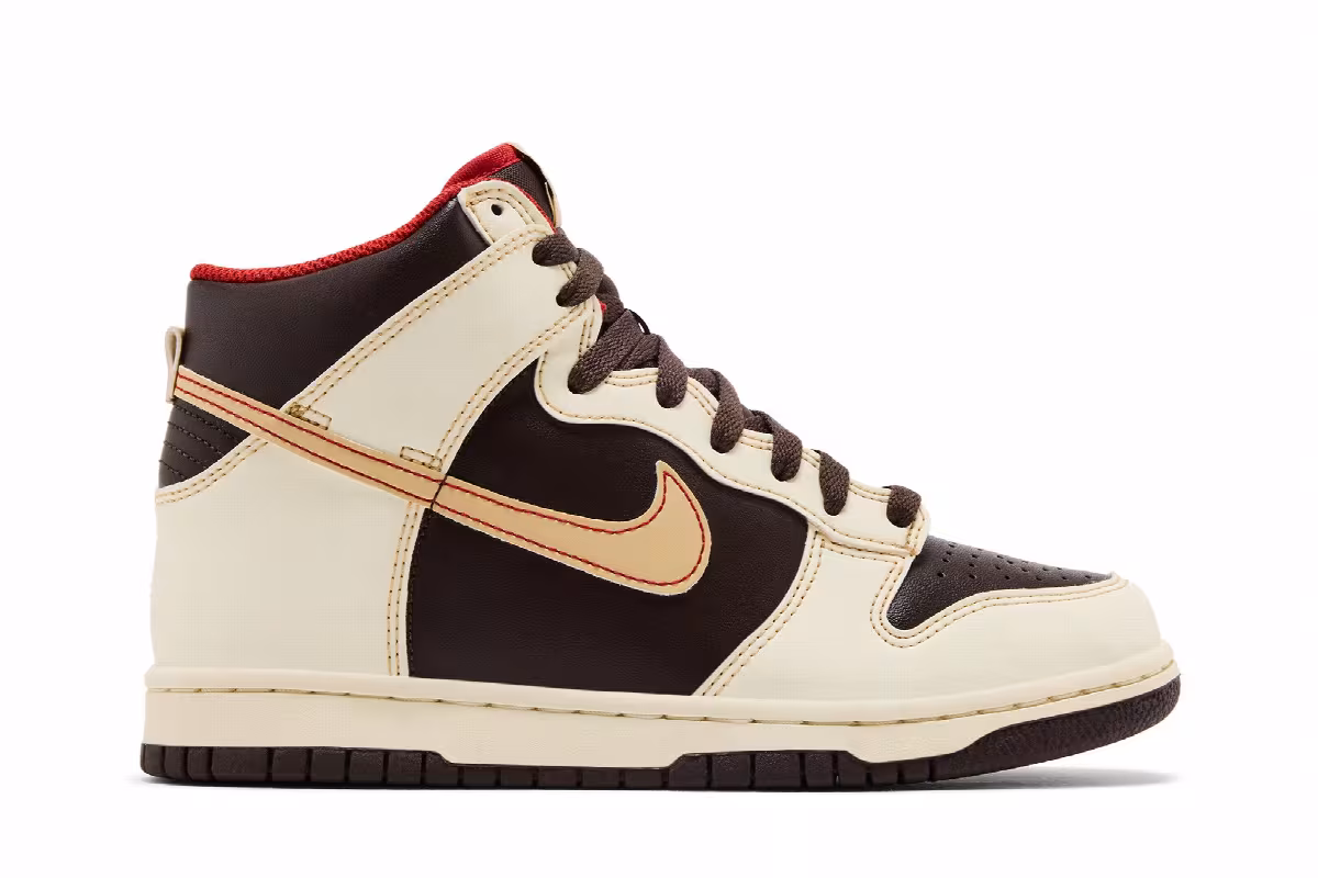 Nike Dunk High GS Baroque Brown, view 2