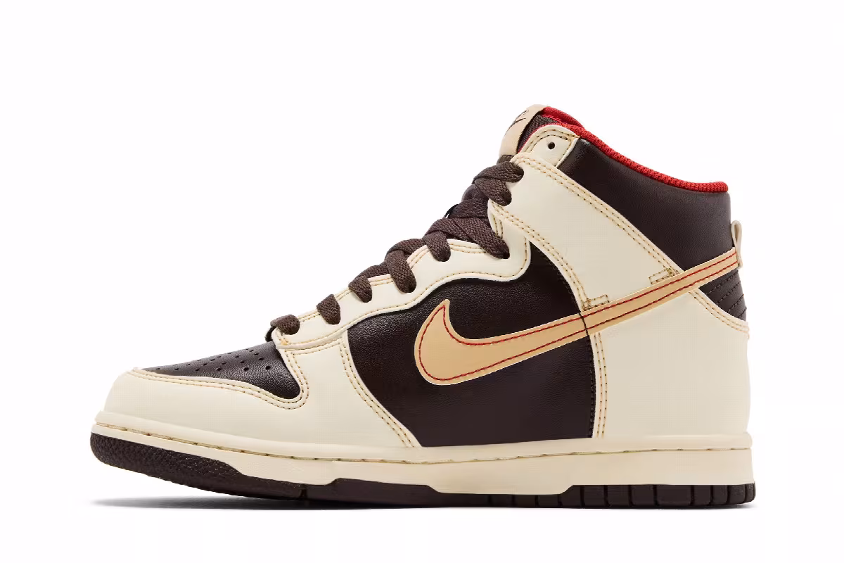 Nike Dunk High GS Baroque Brown, view 4