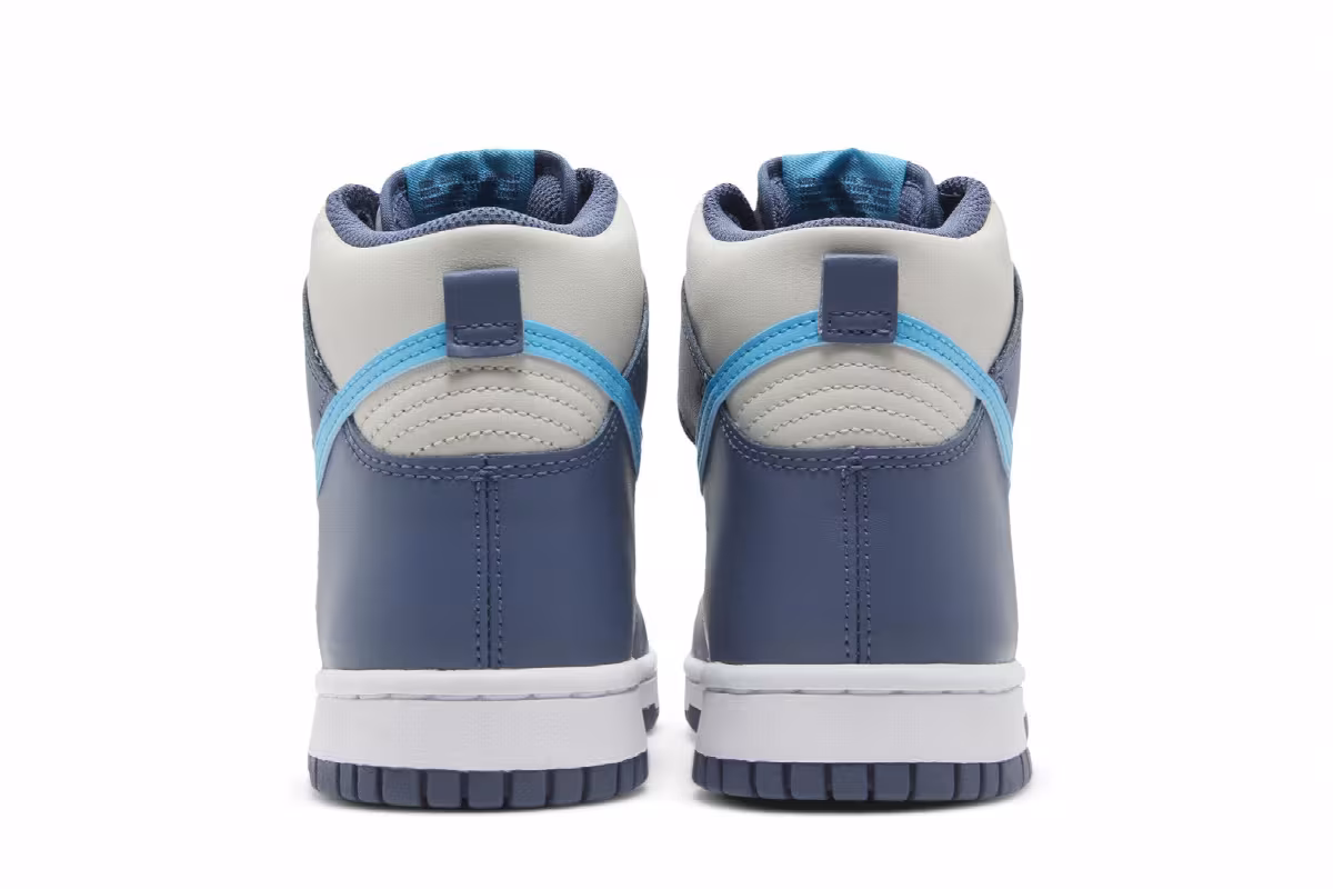 Nike Dunk High GS Light Bone Diffused Blue, view 7