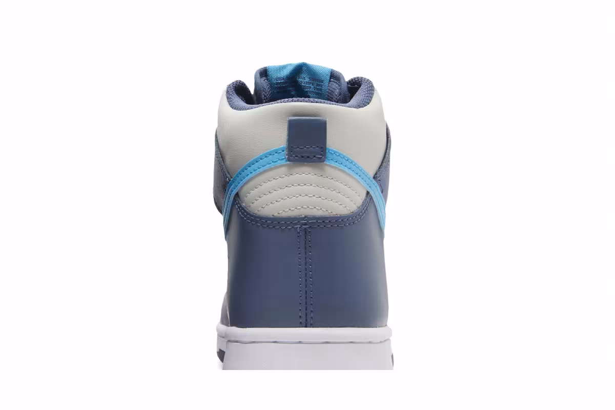 Nike Dunk High GS Light Bone Diffused Blue, view 8