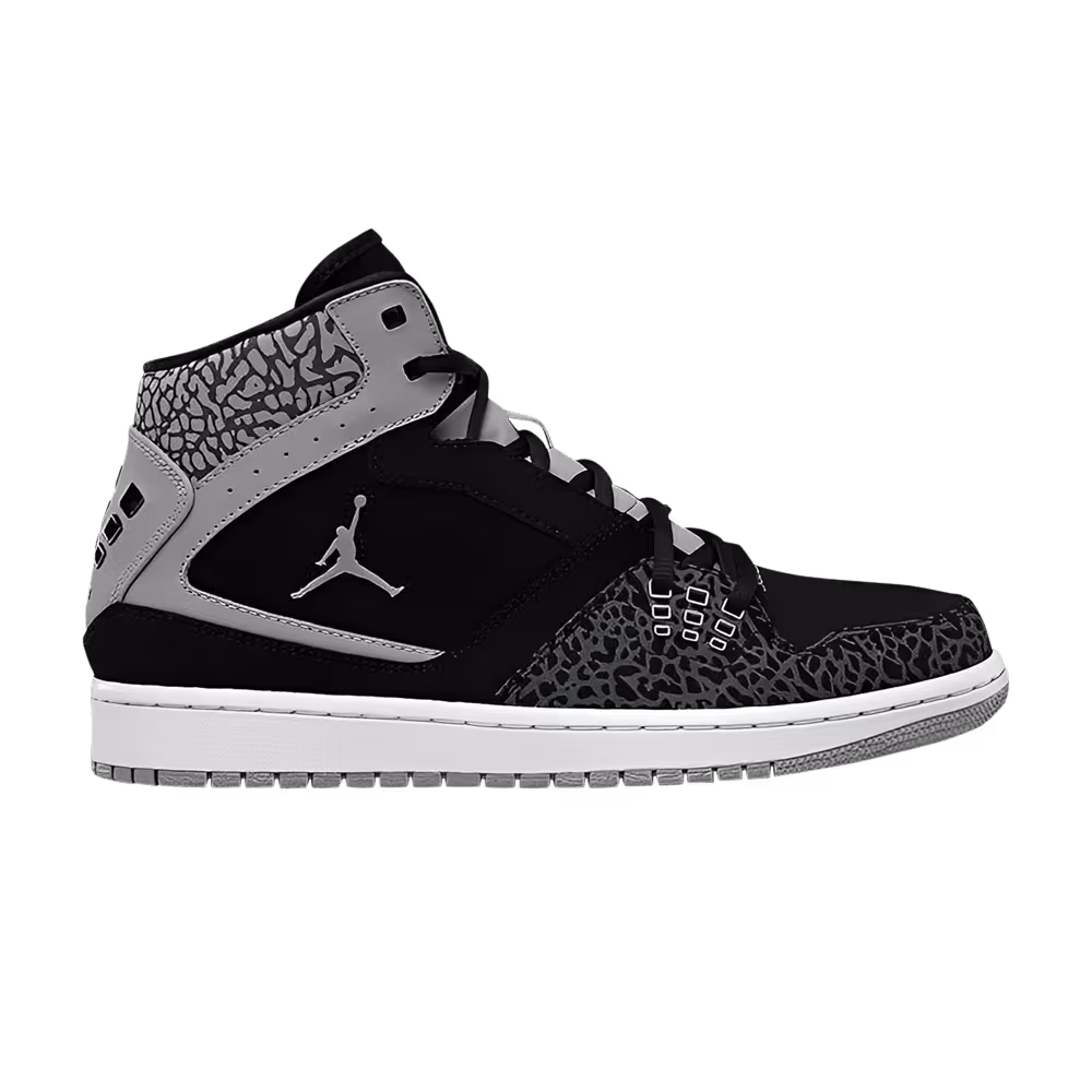 Air Jordan 1 Flight Black Grey Elephant