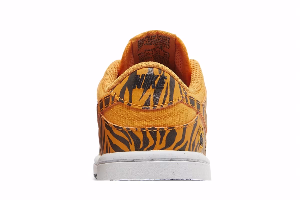 Nike Dunk Low Next Nature TD Tiger Stripes, view 8