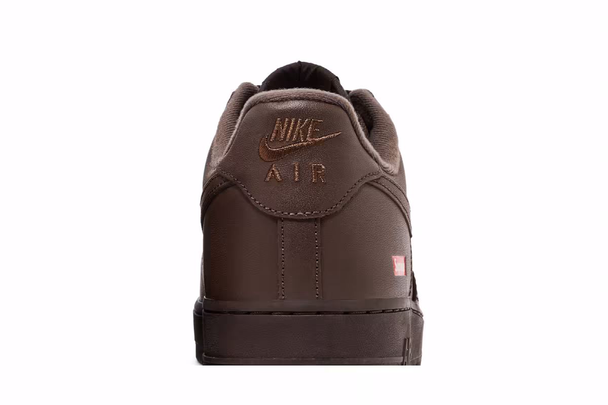 Supreme x Nike Air Force 1 Low Box Logo - Baroque Brown, view 8