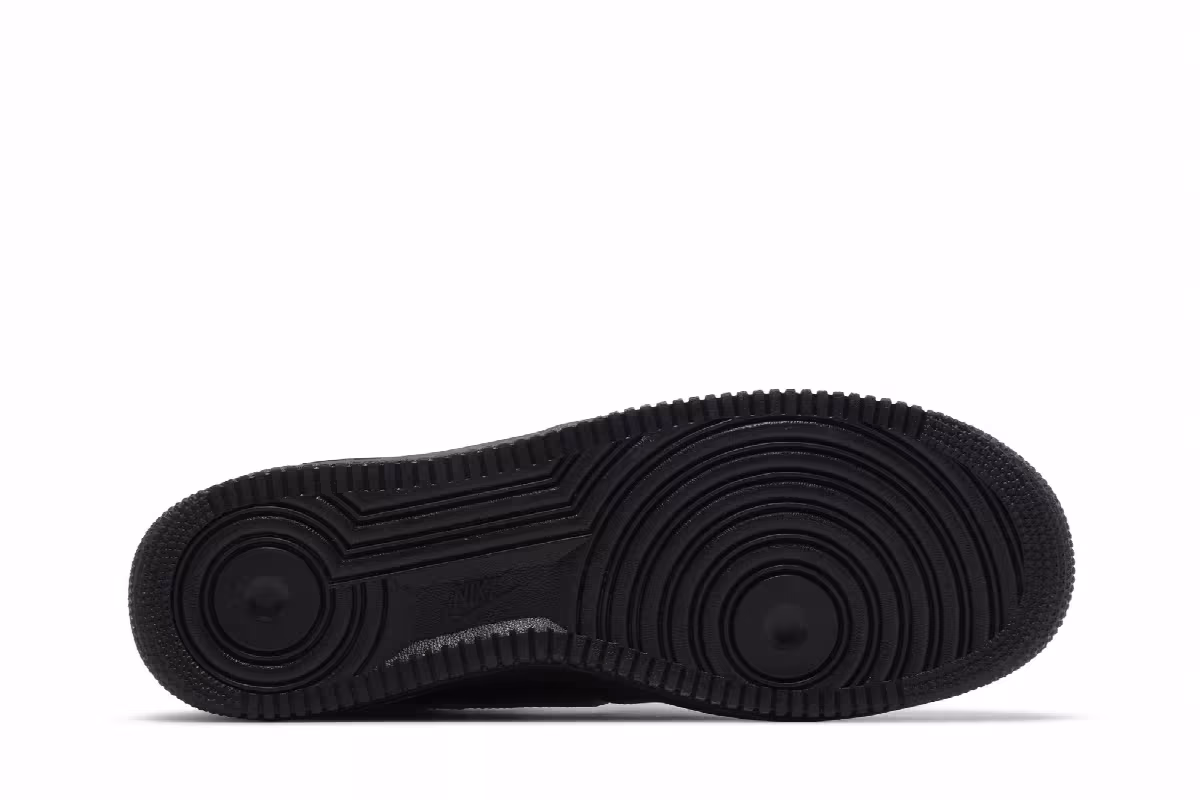 Nike Men's Air Force 1 Black White, view 5
