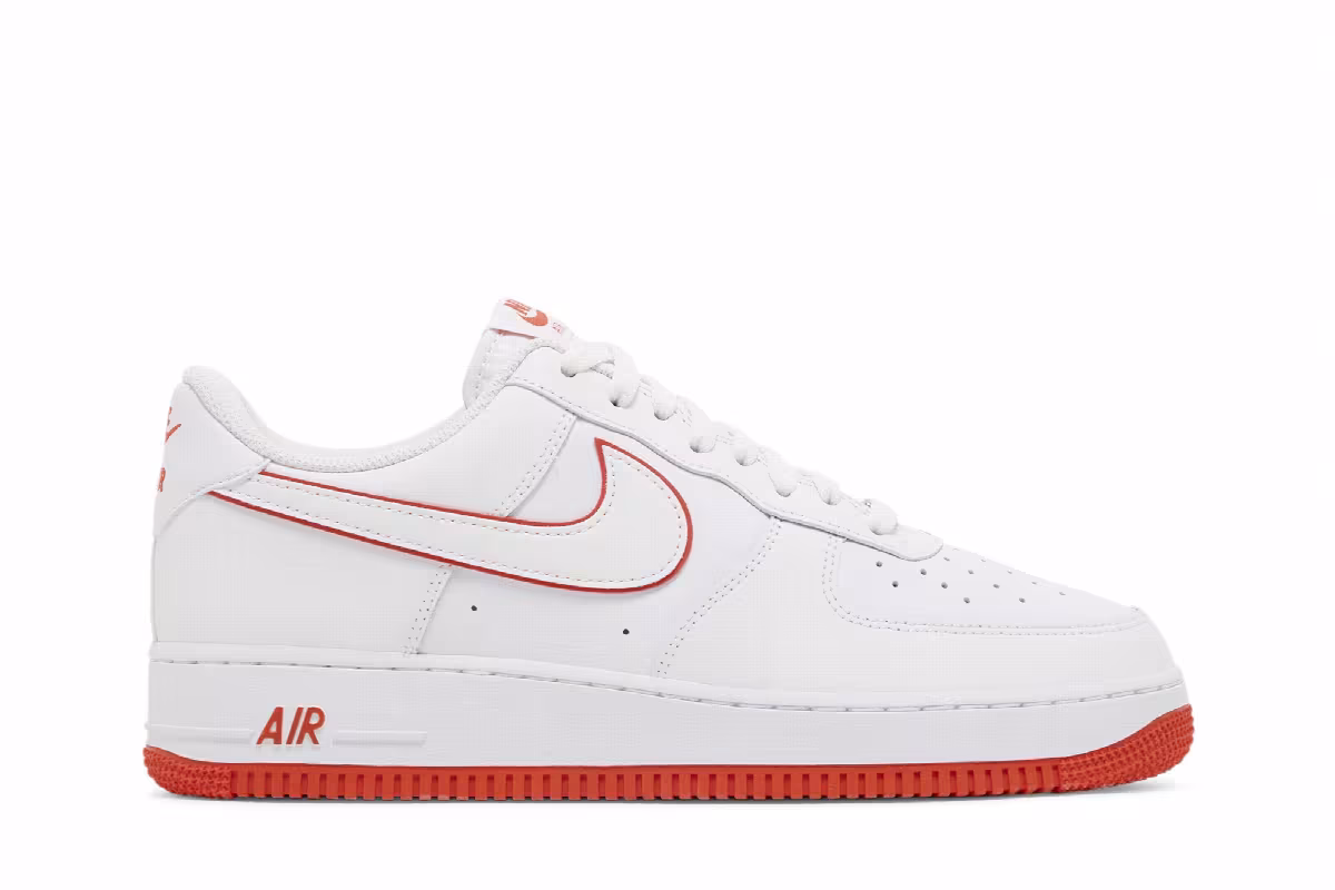 Nike Air Force 1 White Picante Red, view 2