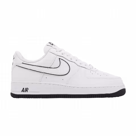 Nike Air Force 1 '07 'White Black Outline'