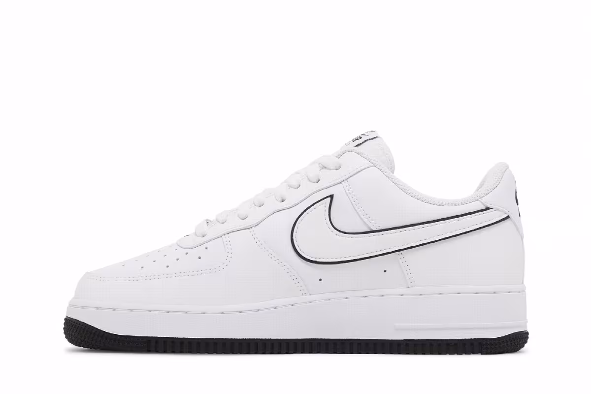 Nike Air Force 1 White Black, view 4