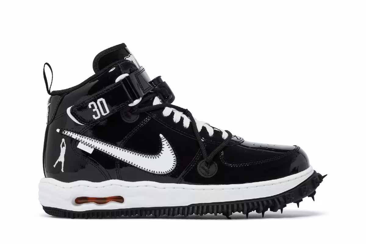 Off-White x Nike Air Force 1 Mid SP Leather Sheed, view 2