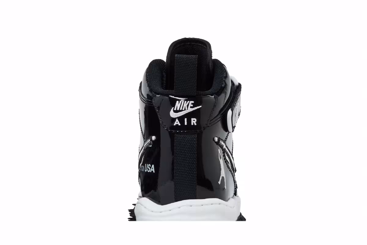 Off-White x Nike Air Force 1 Mid SP Leather Sheed, view 8