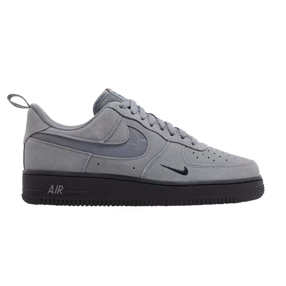 Nike Air Force 1 Reflective Swoosh - Cool Grey