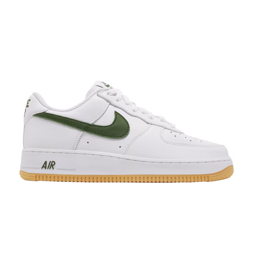 Nike Men's Air Force 1 Low Color of the Month - White Forest Green