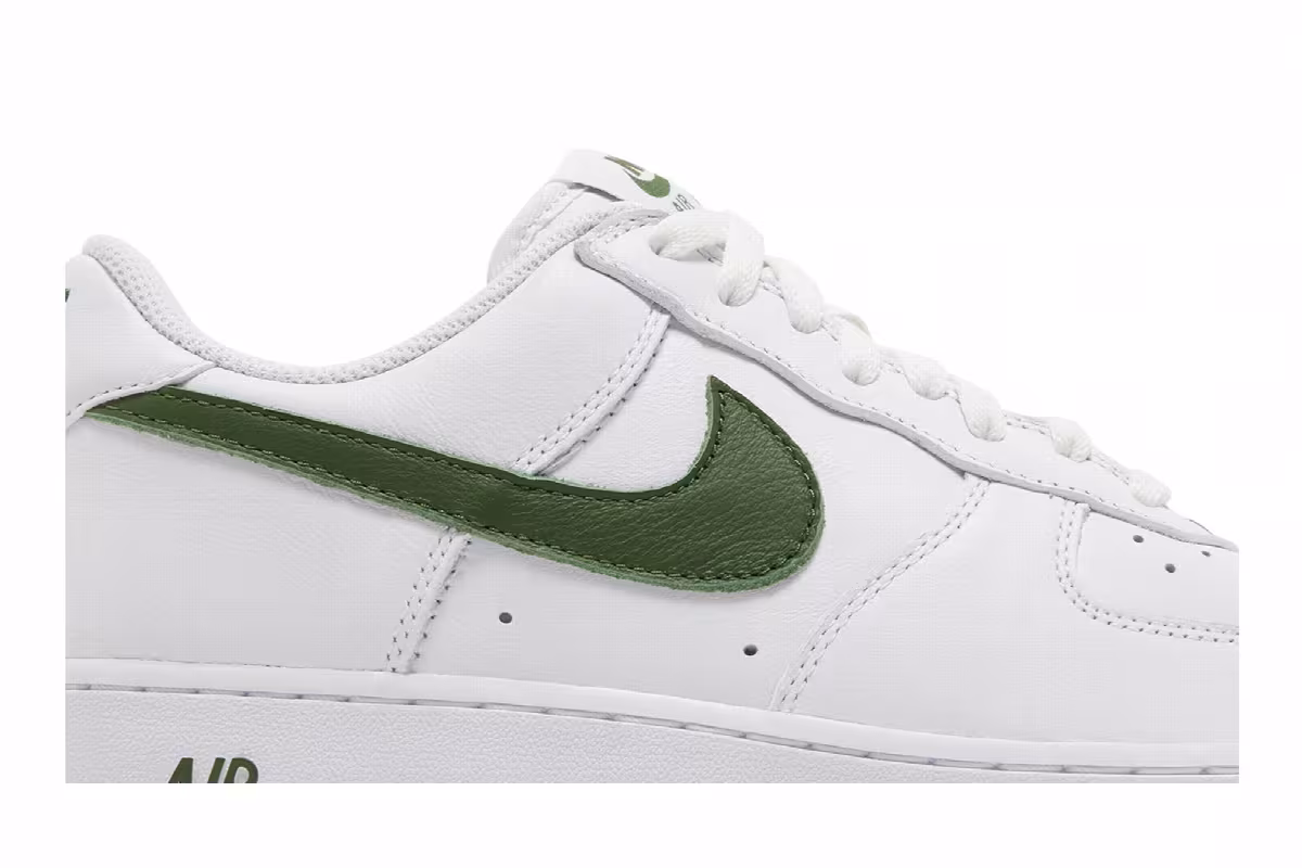 Nike Men's Air Force 1 Low Color of the Month - White Forest Green, view 3