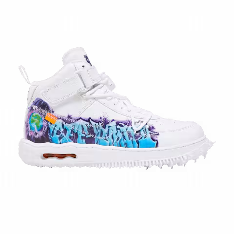 Off-White x Nike Air Force 1 Mid SP Leather 'Graffiti'
