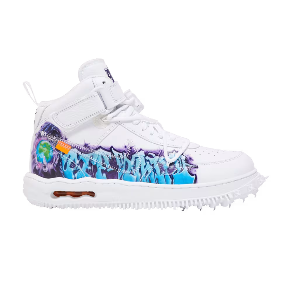 Off-White x Nike Air Force 1 Mid SP Leather Graffiti