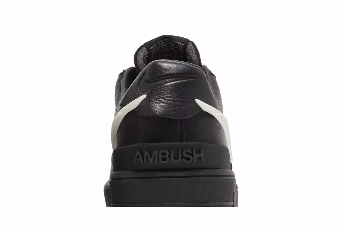 AMBUSH x Nike Air Force 1 Low Black, view 8