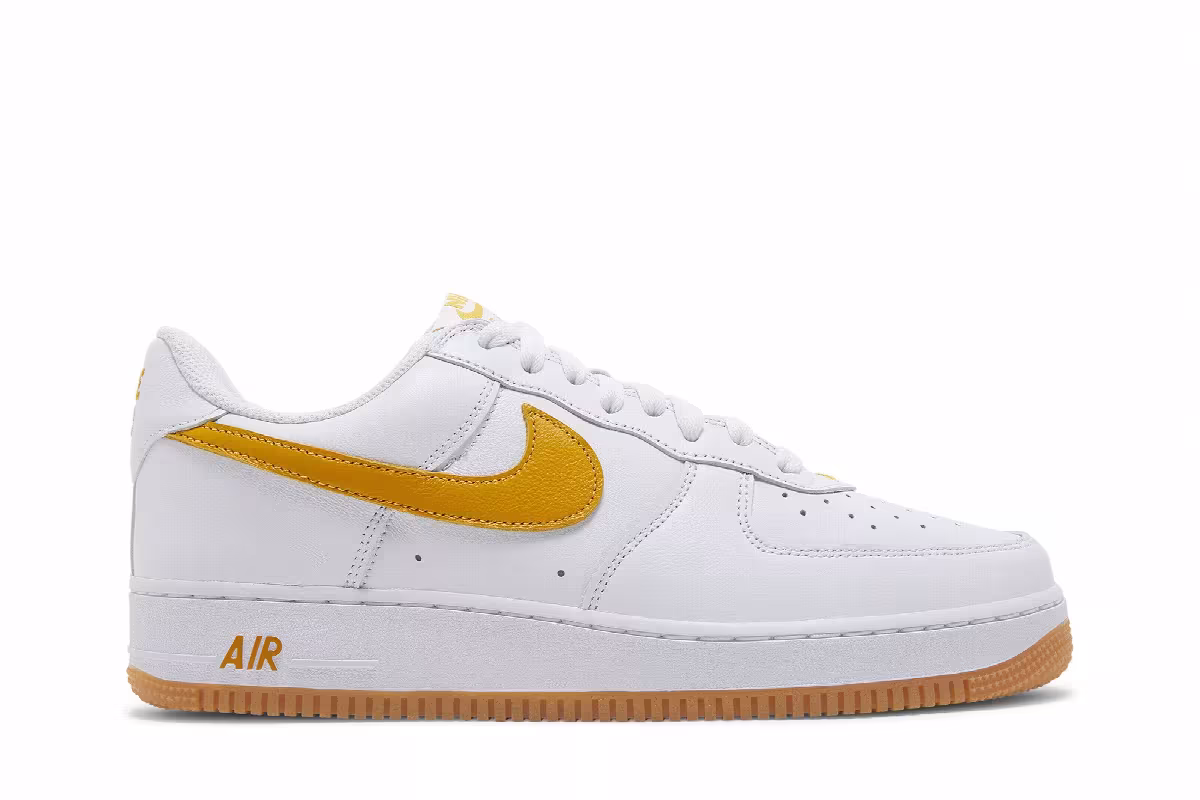 Nike Air Force 1 Low Color of the Month - White University Gold, view 2
