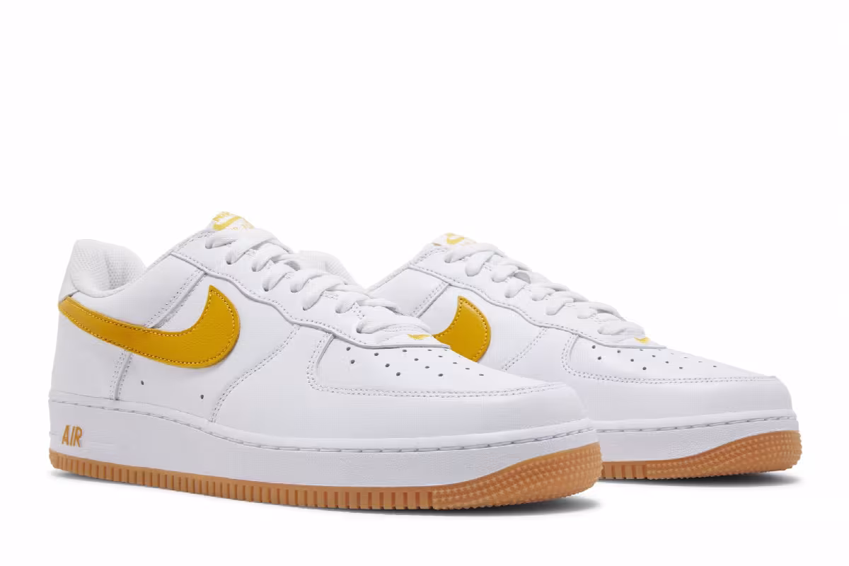 Nike Air Force 1 Low Color of the Month - White University Gold, view 9