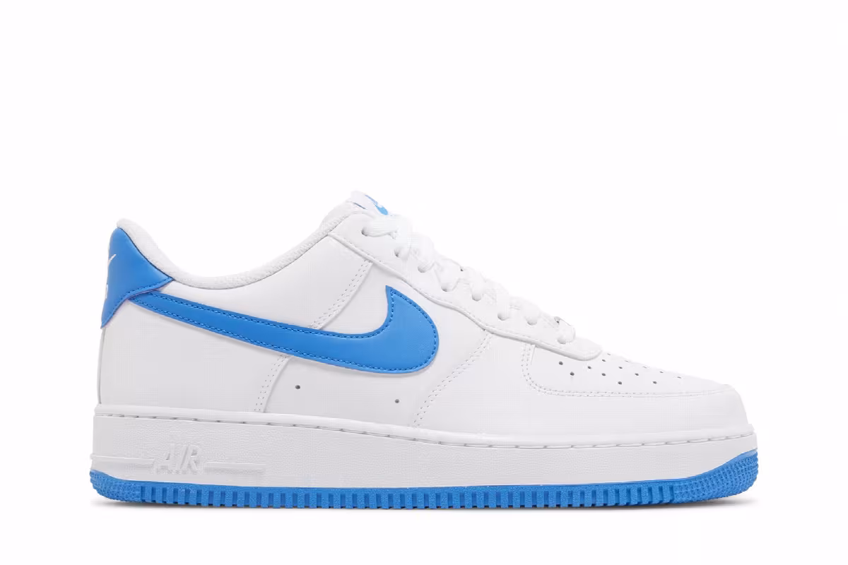 Nike Air Force 1 White Photo Blue, view 2